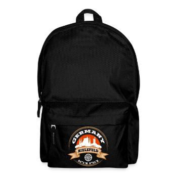 Bielefeld Deutschland Stadt Skyline Heimat Kompass - Rucksack - Schwarz - Vorne