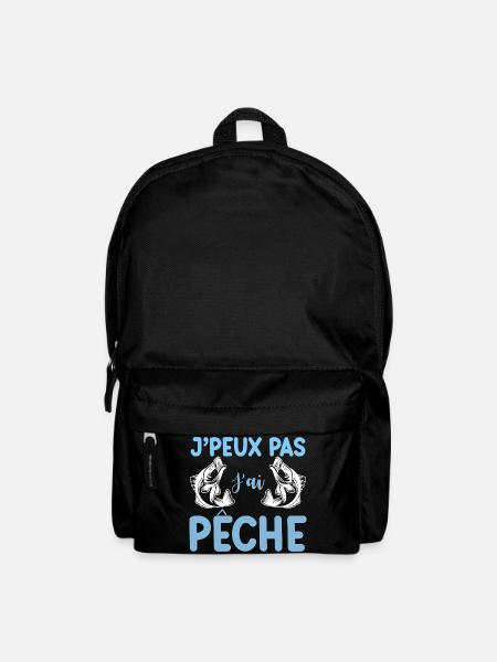 Je peux pas j'ai pêche - Sac à dos - noir