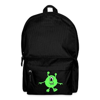 Monster Alien - Rucksack - Schwarz - Vorne