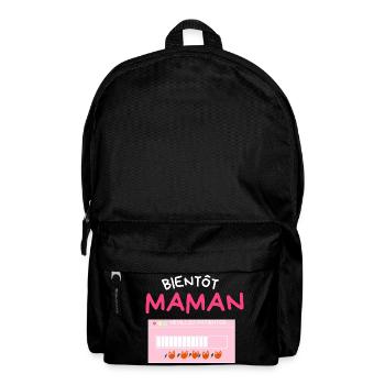Bientôt mama Annoncer grossesse pour futur maman - Backpack - black - Front