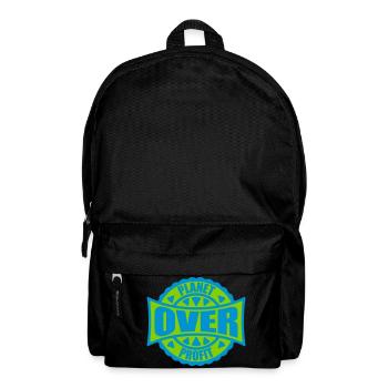 planet over profit Zitat - Rucksack - Schwarz - Vorne