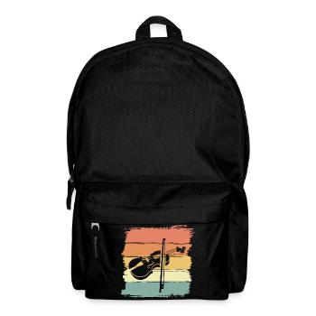 Violon rétro - Sac à dos - noir - Devant
