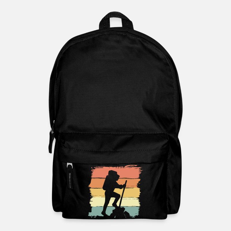 Wandern Trekking retro - Rucksack - Schwarz