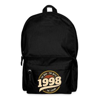Homme 1998 La Légende 25 Ans Anniversaire - Sac à dos - noir - Devant