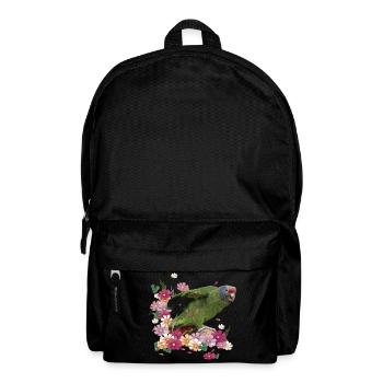 Der Rotschwanzpapagei - Rucksack - Schwarz - Vorne