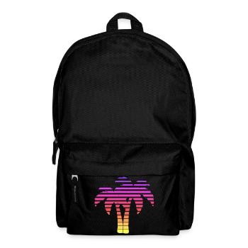 palme - Rucksack - Schwarz - Vorne
