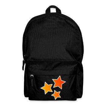 STERN. STERNE. STERN. FEST. JAHRESTAG. WEIHNACHTEN - Rucksack - Schwarz - Vorne