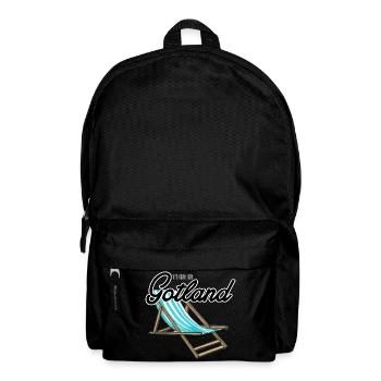 This is Gotland Beach Chair - Backpack - black - Front