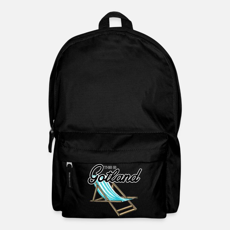 Das ist Gotland Beach Chair - Rucksack - Schwarz