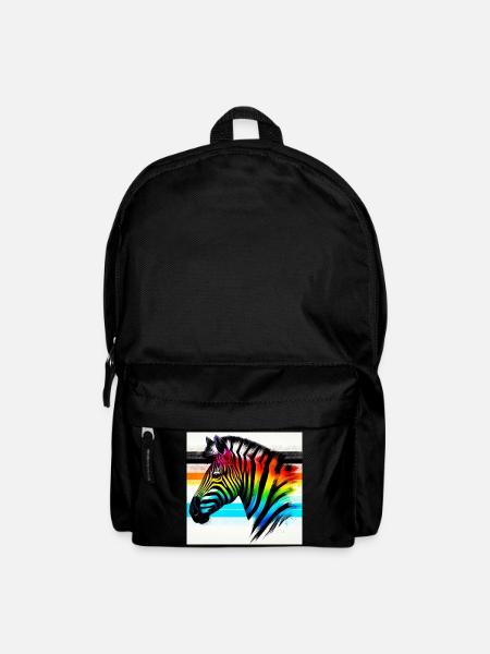 Zebra - Rucksack - Schwarz