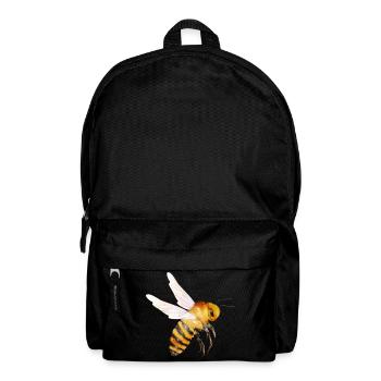 Flying Bee - Bee Motif Hand Drawn - Backpack - black - Front