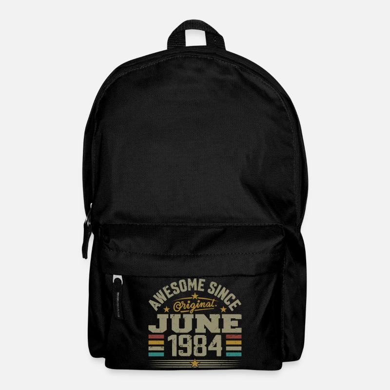 Juni 1984 Geburtstagsgeschenk Juni 1984 Juni - Rucksack - Schwarz