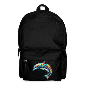 Delfin - Rucksack - Schwarz - Vorne