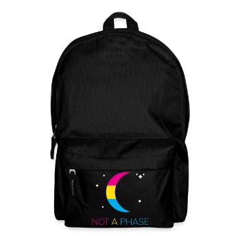 LGBTQ Pride Month - Not a Phase - Pansexual - Backpack - black - Front