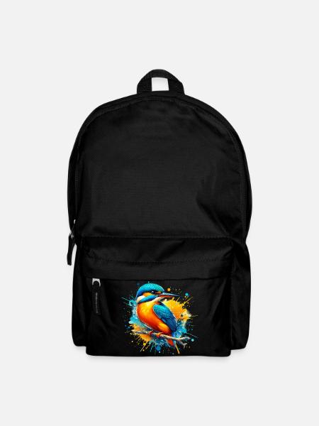 Eisvogel - Rucksack - Schwarz