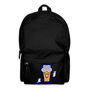 Fête Bière Mixeur Verre Alcool Boisson - Sac à dos - noir - Devant