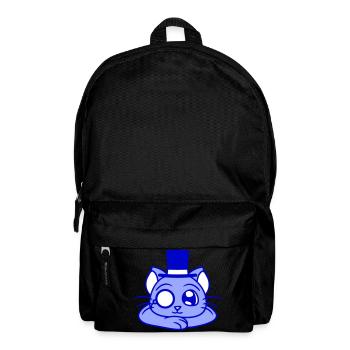 Sir Cat Gentleman Chapeau haut de forme Monocle Rich Gentleman - Sac à dos - noir - Devant