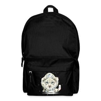 Snow Leopard – Strong Elegance in the Wild - Backpack - black - Front
