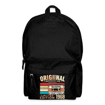 Original 1968, legendär seit 1968 Jahrgang 1968 - Rucksack - Schwarz - Vorne