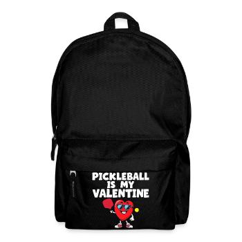 Pickleball ist mein Valentinsgeschenk - Rucksack - Schwarz - Vorne
