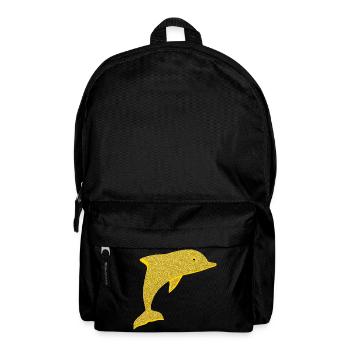 Niedlicher Delfin - Rucksack - Schwarz - Vorne