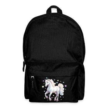 Horse with stars - Backpack - black - Front