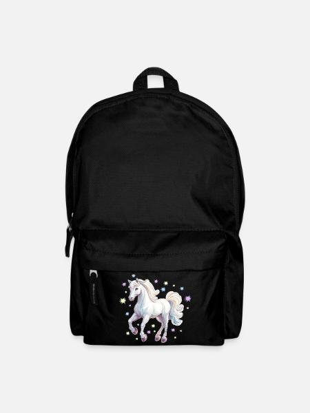Cheval avec des étoiles - Sac à dos - noir