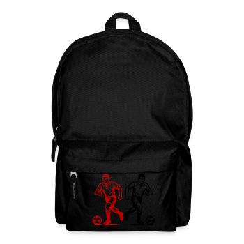 Fussball Verein Team - Rucksack - Schwarz - Vorne