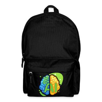 KI-Logo - Rucksack - Schwarz - Vorne