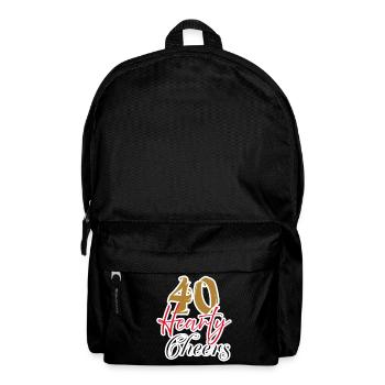 40 herzliche Prost Feier Design - Rucksack - Schwarz - Vorne