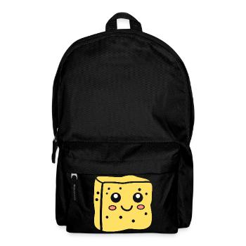 Spongeface Adorable Sponge Illustration - Backpack - black - Front