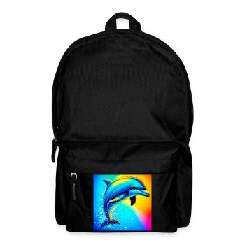 Delfin - Rucksack - Schwarz - Vorne
