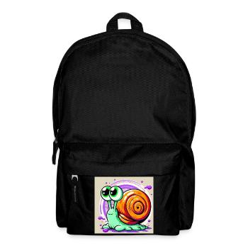 Schnecke - Rucksack - Schwarz - Vorne