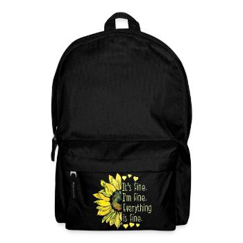 Sunflower Fine Mantra Tee - Backpack - black - Front