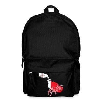 Drapeau de Malte, carte de Malte - Sac à dos - noir - Devant
