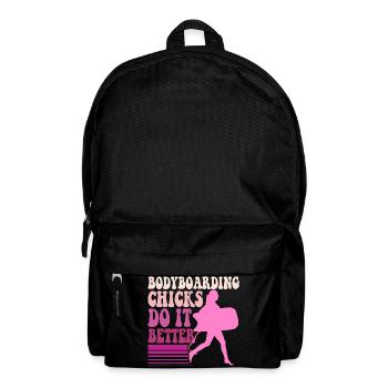 Bodyboarding Chicks Bodyboarder - Backpack - black - Front