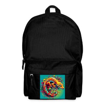 Gecko - Rucksack - Schwarz - Vorne