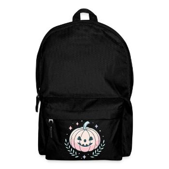 Happy pastel pumpkin - Backpack - black - Front