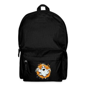 Haunted ghost on color splash - Backpack - black - Front