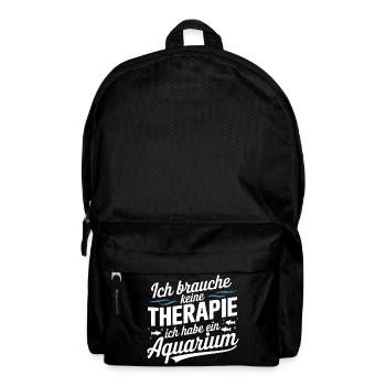 Aquarium Aquarianer Fische Zierfische Fan - Rucksack - Schwarz - Vorne
