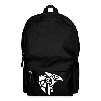 Ägyptischer Gott Horus (weiß) - Rucksack - Schwarz - Vorne