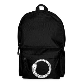 Ouroboros Snake Ring Circle - Backpack - black - Front