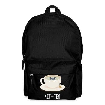 Lustige Kit-Tea Katze Lustige Britisch Kurzhaar Katze - Rucksack - Schwarz - Vorne