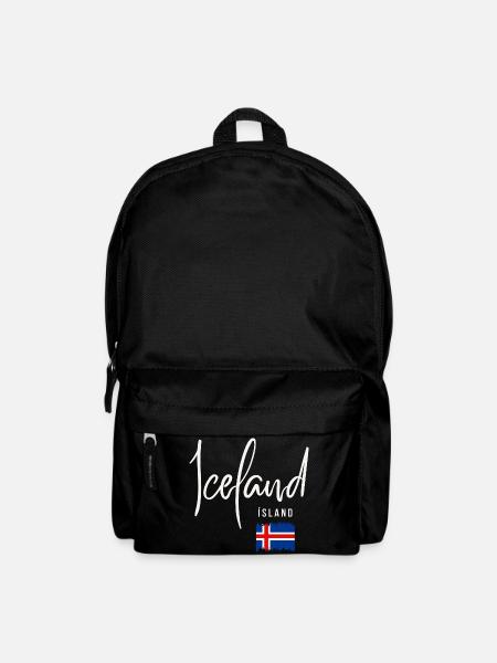 Isländische Wurzeln, ich liebe Island - Rucksack - Schwarz