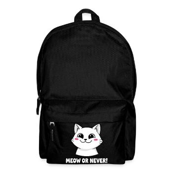 Miaou ou jamais chat - Sac à dos - noir - Devant