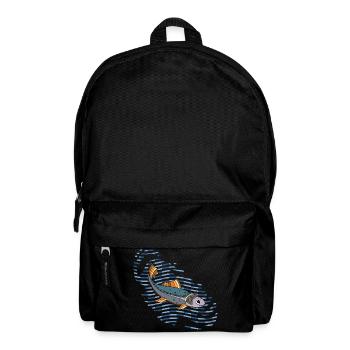 poisson - Sac à dos - noir - Devant