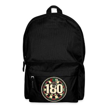 Retro Dartboard 180 Dartboard Darts Player - Backpack - black - Front