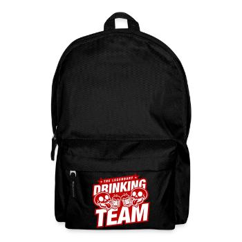Drinking Team Skelett Bier - Rucksack - Schwarz - Vorne
