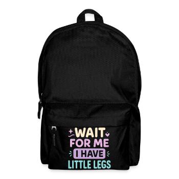 Cute Saying Humor Meme Funny Gift Idea - Backpack - black - Front