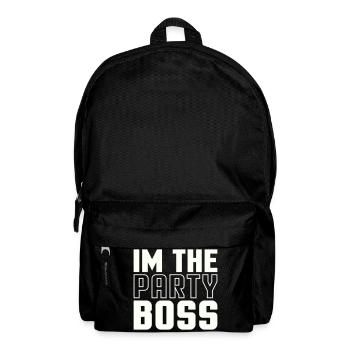 Ich bin der Party Chef - Backpack - black - Front